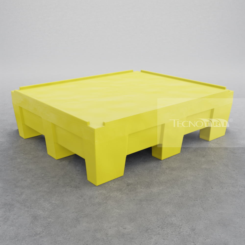 Pallet Plástico 1050×1250. 35cm Altura. PL093 Pallet Ergonômico