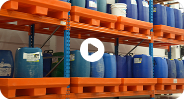 Vida Limpa otimiza o armazenamento de produtos químicos com Pallets de Contenção da Tecnotri